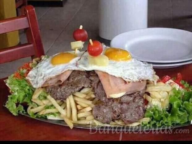 Chivito al plato...