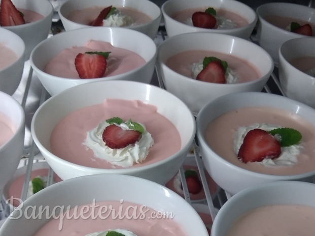 Mousse de frutilla