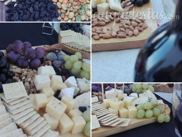 VINO DE HONOR Tablas de Quesos y frutos secos 