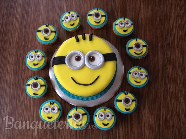 Minion Cake & Cups