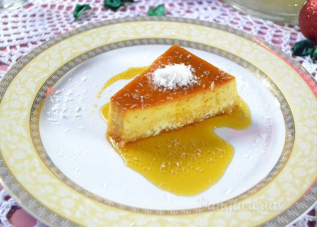 Flan de coco