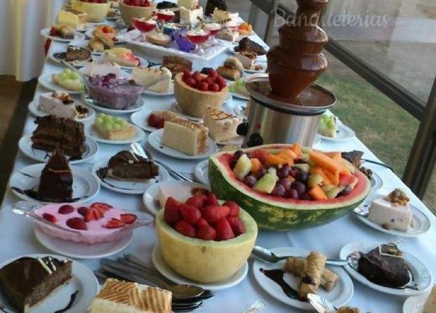 Buffet de postres