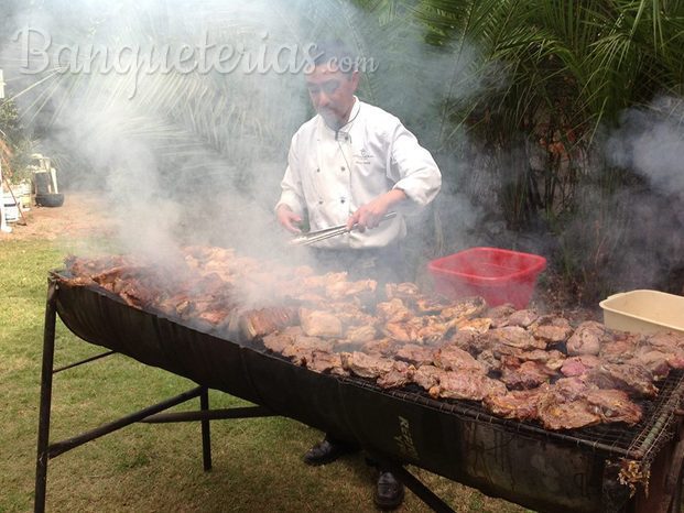 Asado durante uno de nuestros eventos