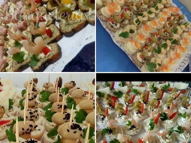 Canapés para coctel