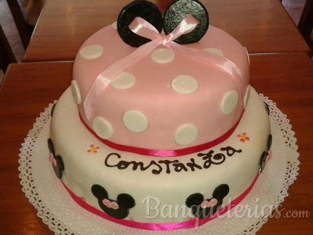 Torta de Minnie en Fondant 