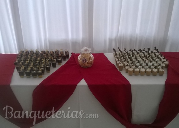 Exhibicion de postres en evento privado 